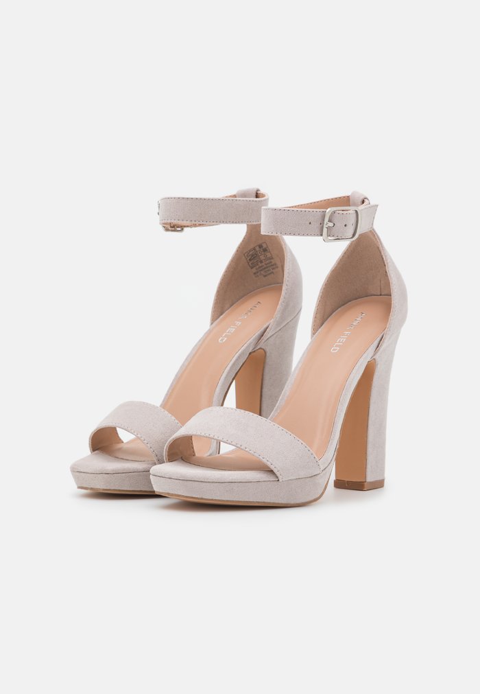 Sandales Anna Field High Grise Clair Femme | NXT-4845199